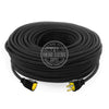 Black Cotton Extension Cord with Ground - Vintage Electric Supply
