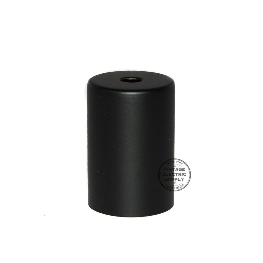 Flat Top Metal Socket Cover Kit - Black - Vintage Electric Supply