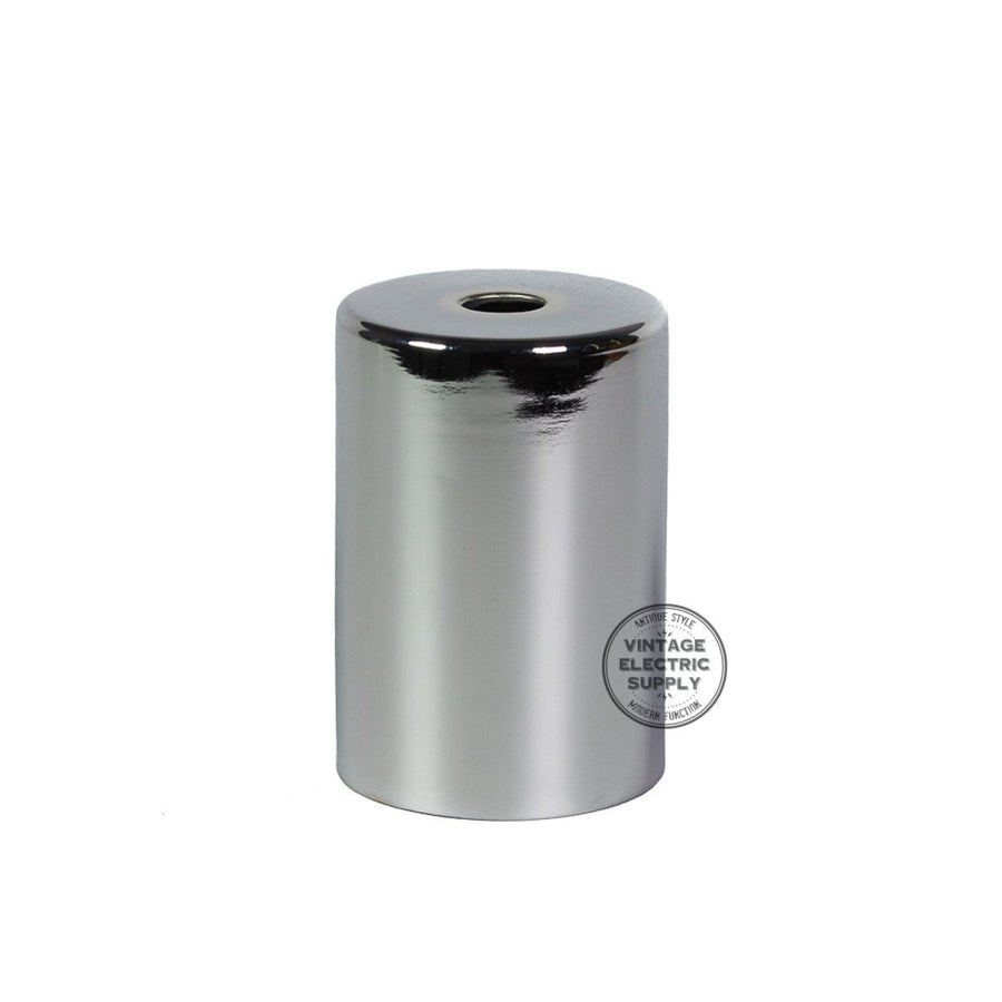 Flat Top Metal Socket Cover Kit - Chrome - Vintage Electric Supply