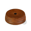 Mason Jar Lid - 3/8'' Hole - Rust - Vintage Electric Supply