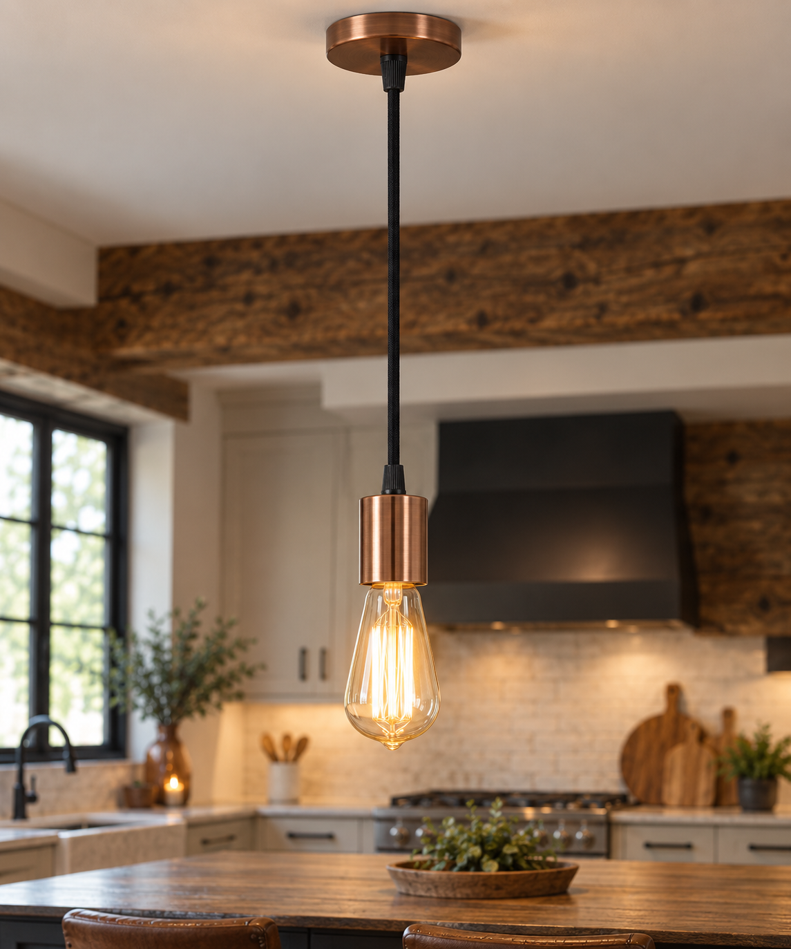 Flat Top Metal Pendant