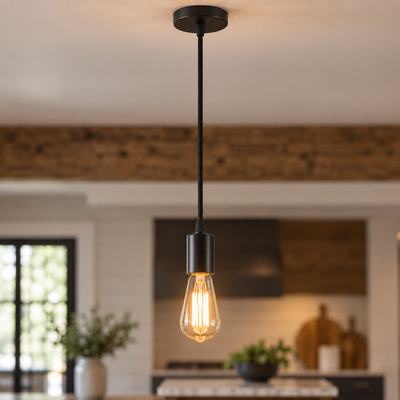 Flat Top Metal Pendant