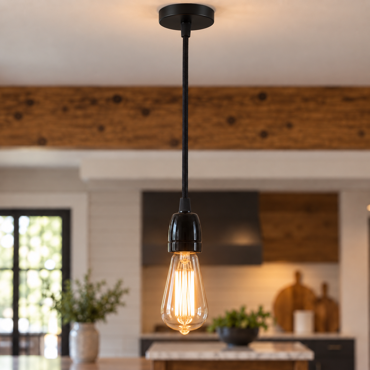Classic Porcelain Pendant