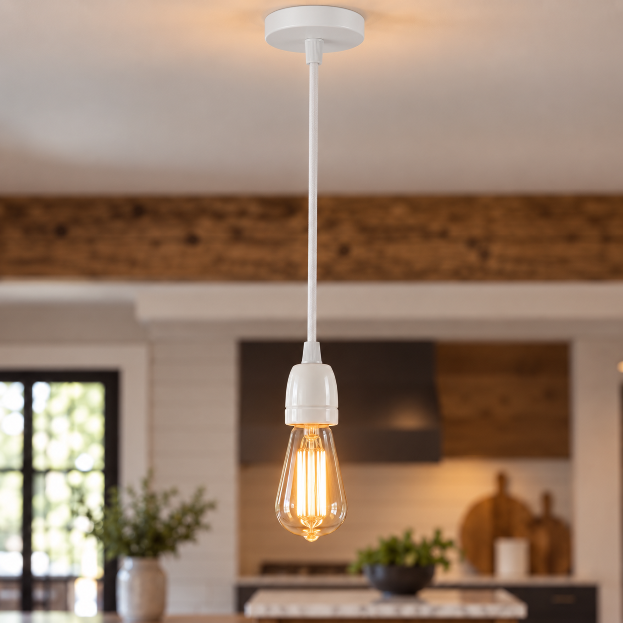 Classic Porcelain Pendant