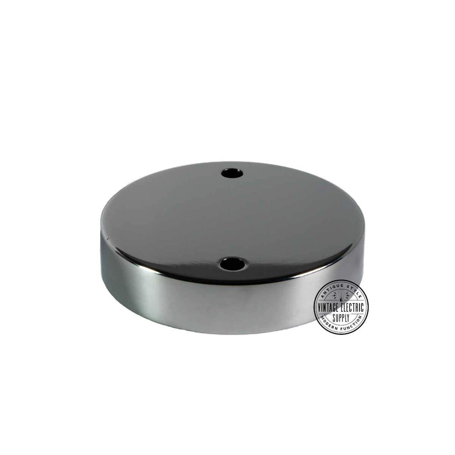 2 Hole Canopy - Chrome - Vintage Electric Supply