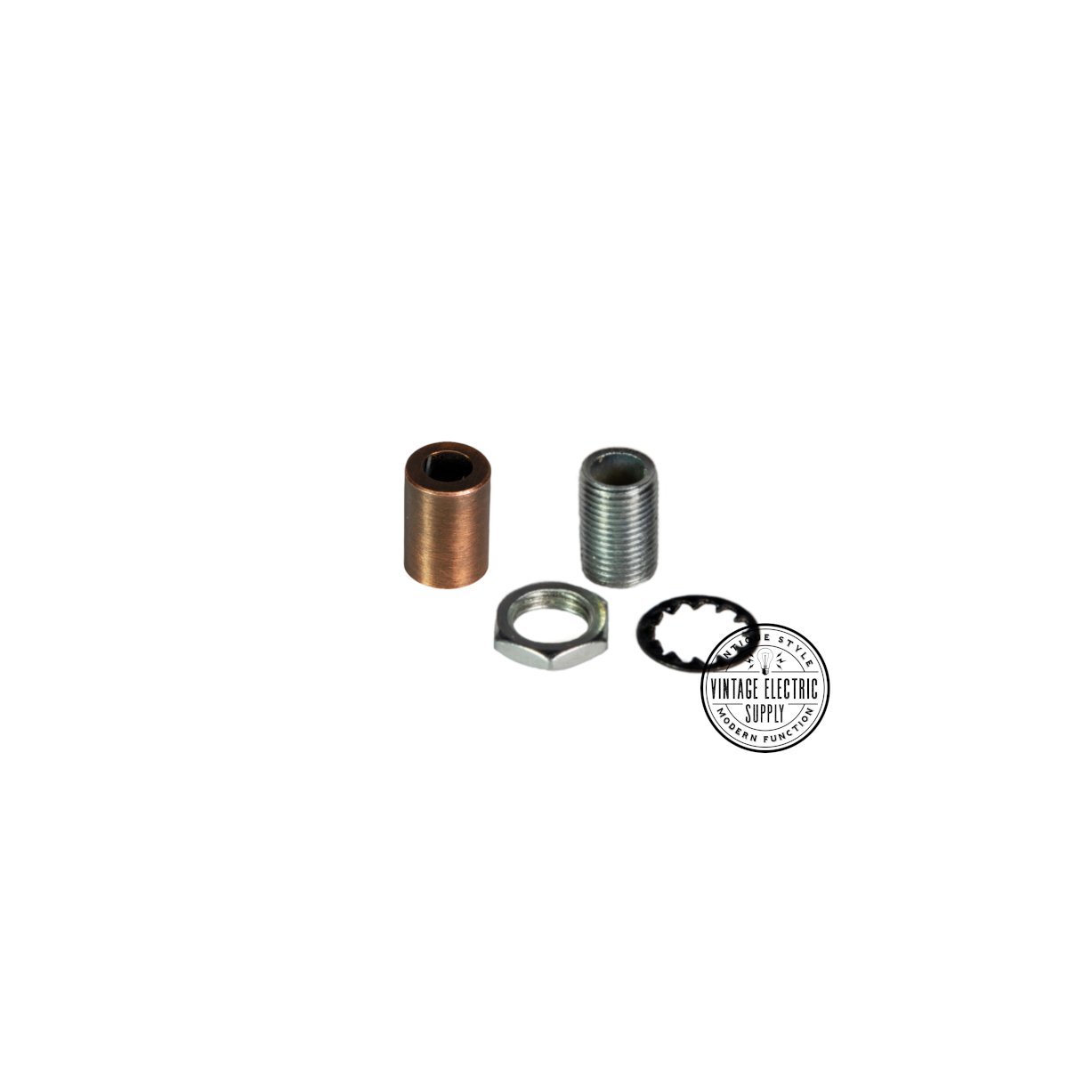 2 Hole Deluxe Canopy - Aged Copper - Vintage Electric Supply