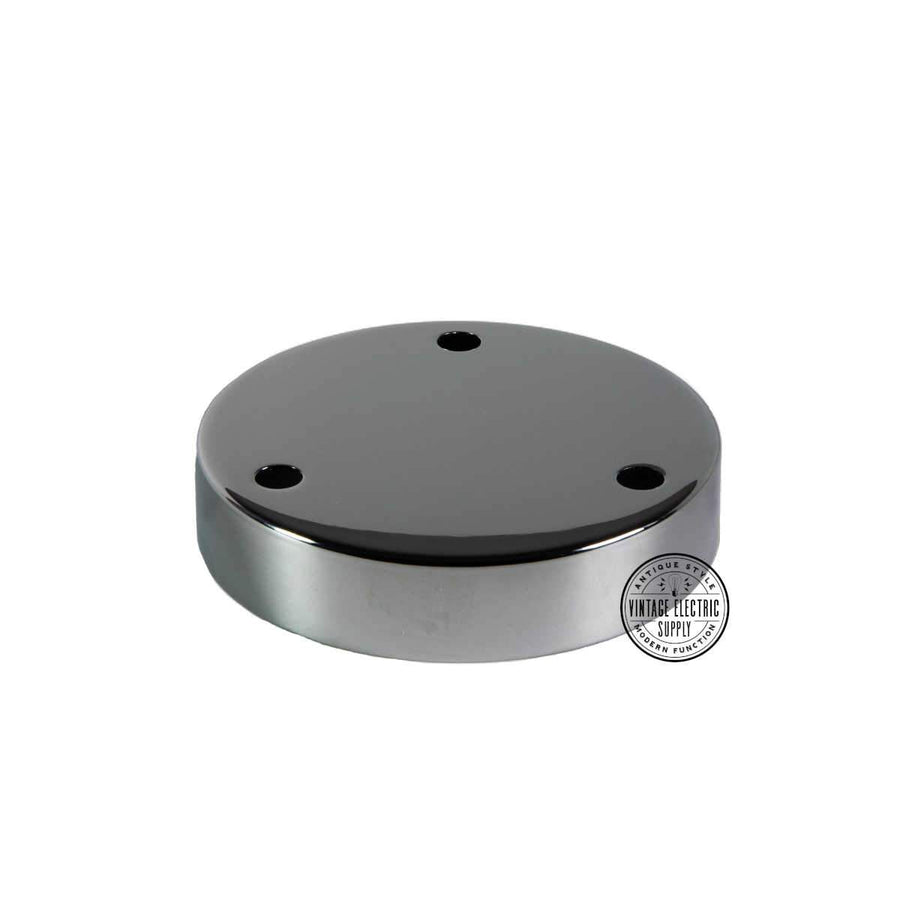 3 Hole Canopy - Chrome - Vintage Electric Supply