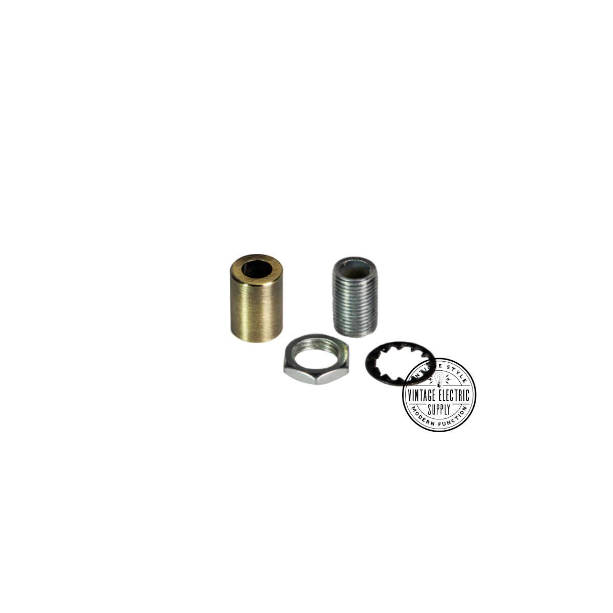 4 Hole Deluxe Canopy - Antique Brass - Vintage Electric Supply