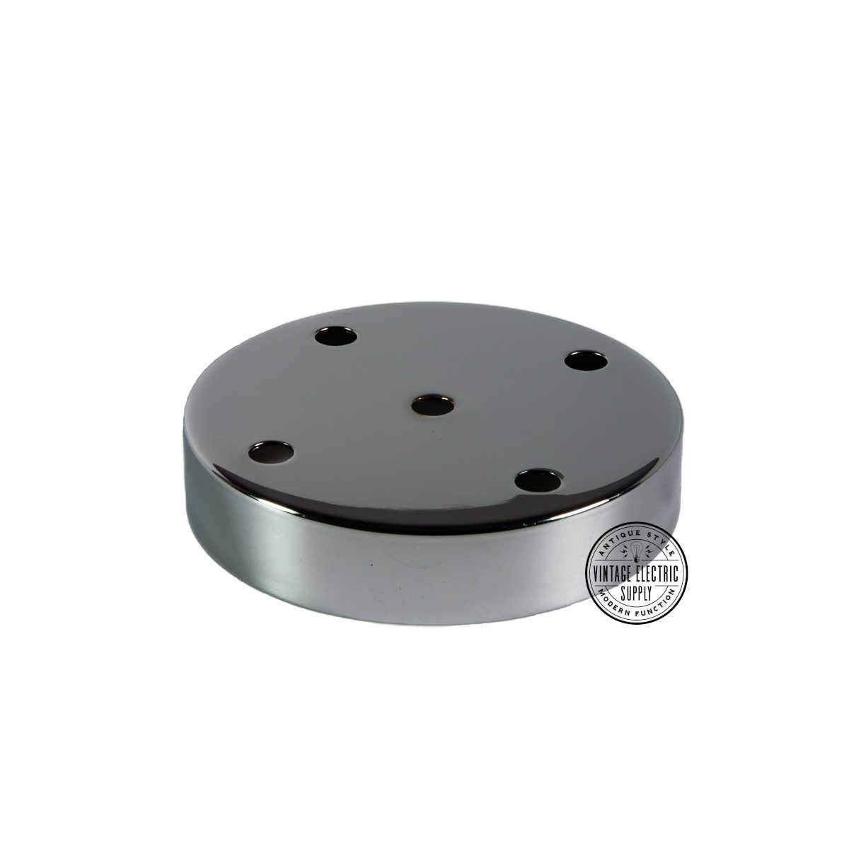 5 Hole Canopy - Chrome - Vintage Electric Supply