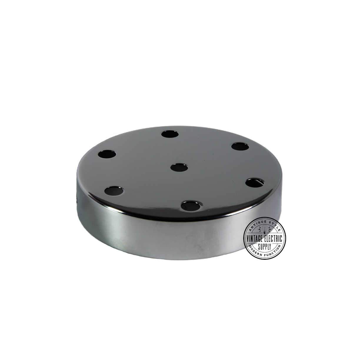7 Hole Canopy - Chrome - Vintage Electric Supply