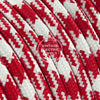 Red Houndstooth Electric Cable  - Vintage Electric Supply