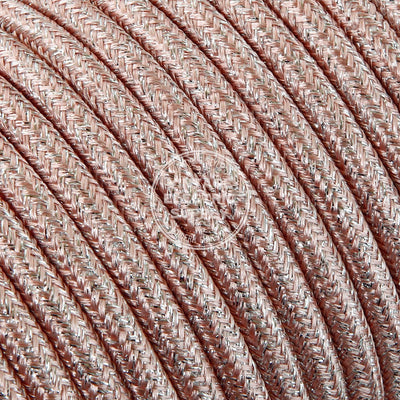 Pink Glitter Electric Cable  - Vintage Electric Supply