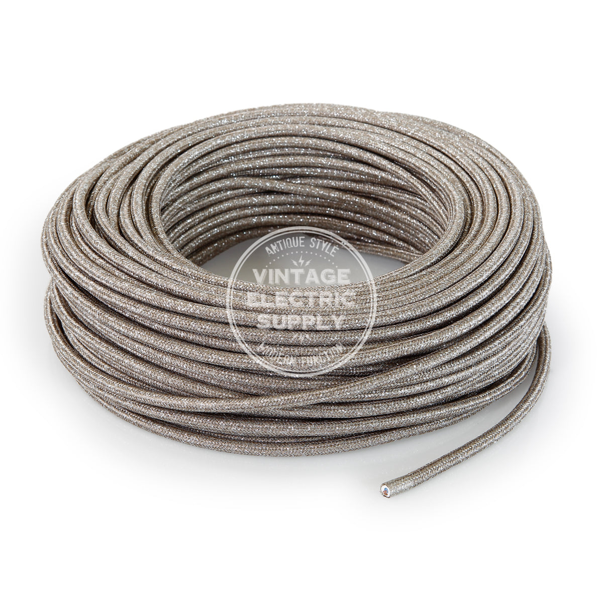 Sand Glitter Electric Cable  - Vintage Electric Supply