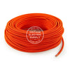 Orange Rayon Electric Cable  - Vintage Electric Supply