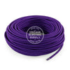 Purple Rayon Electric Cable  - Vintage Electric Supply