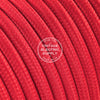 Red Rayon Electric Cable - Vintage Electric Supply