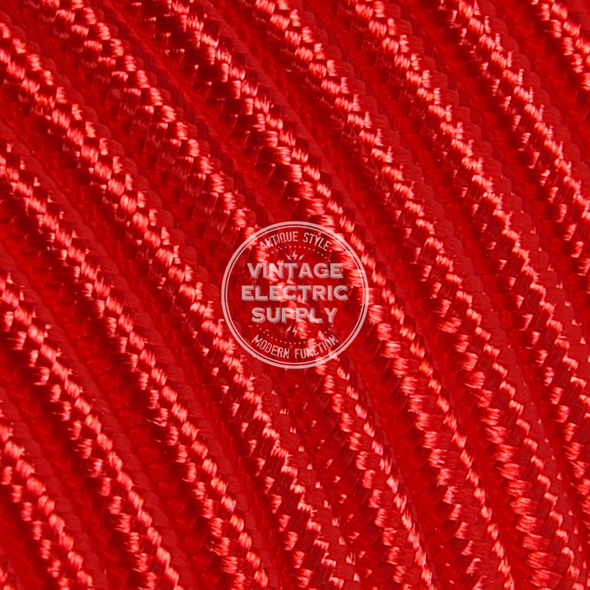 Ruby Rayon Electric Cable  - Vintage Electric Supply