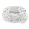 White Rayon Electric Cable  - Vintage Electric Supply