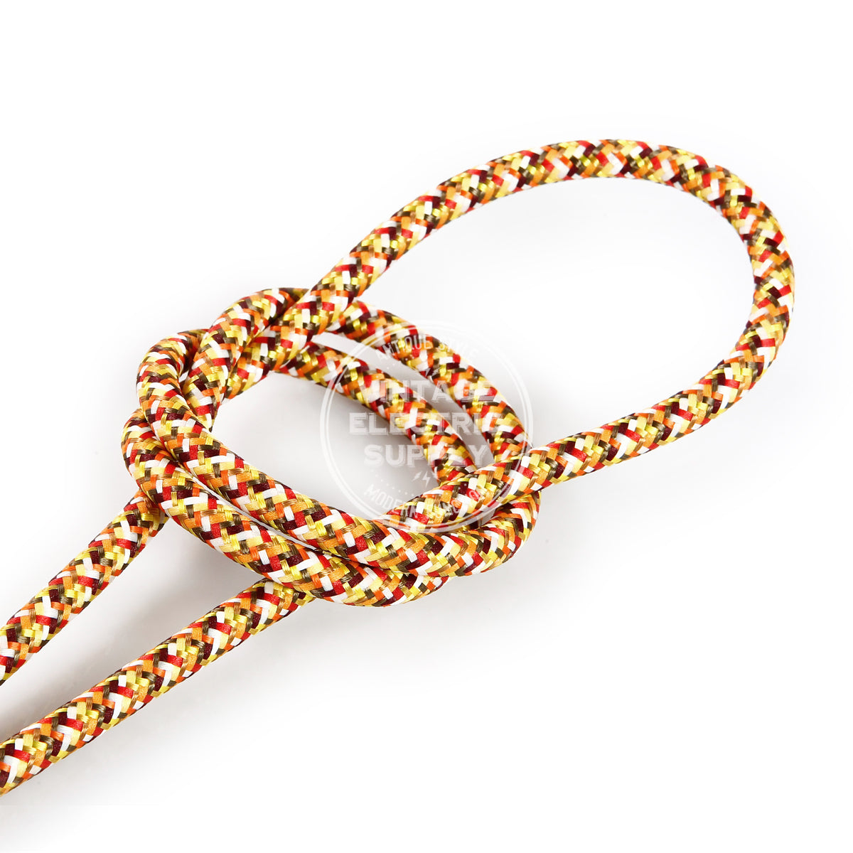 Sunburst Rayon Electric Cable  - Vintage Electric Supply