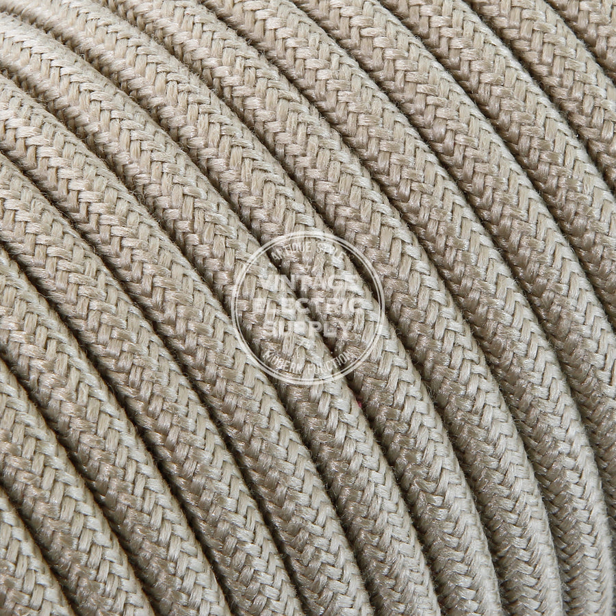 Sand Raw Yarn Electric Cable - Vintage Electric Supply
