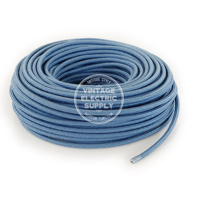 Sky Raw Yarn Electric Cable - Vintage Electric Supply