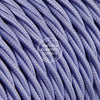 Lilac Rayon Twisted Electric Cable  - Vintage Electric Supply