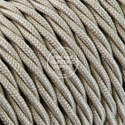 Sand Raw Yarn Electric Cable  - Vintage Electric Supply