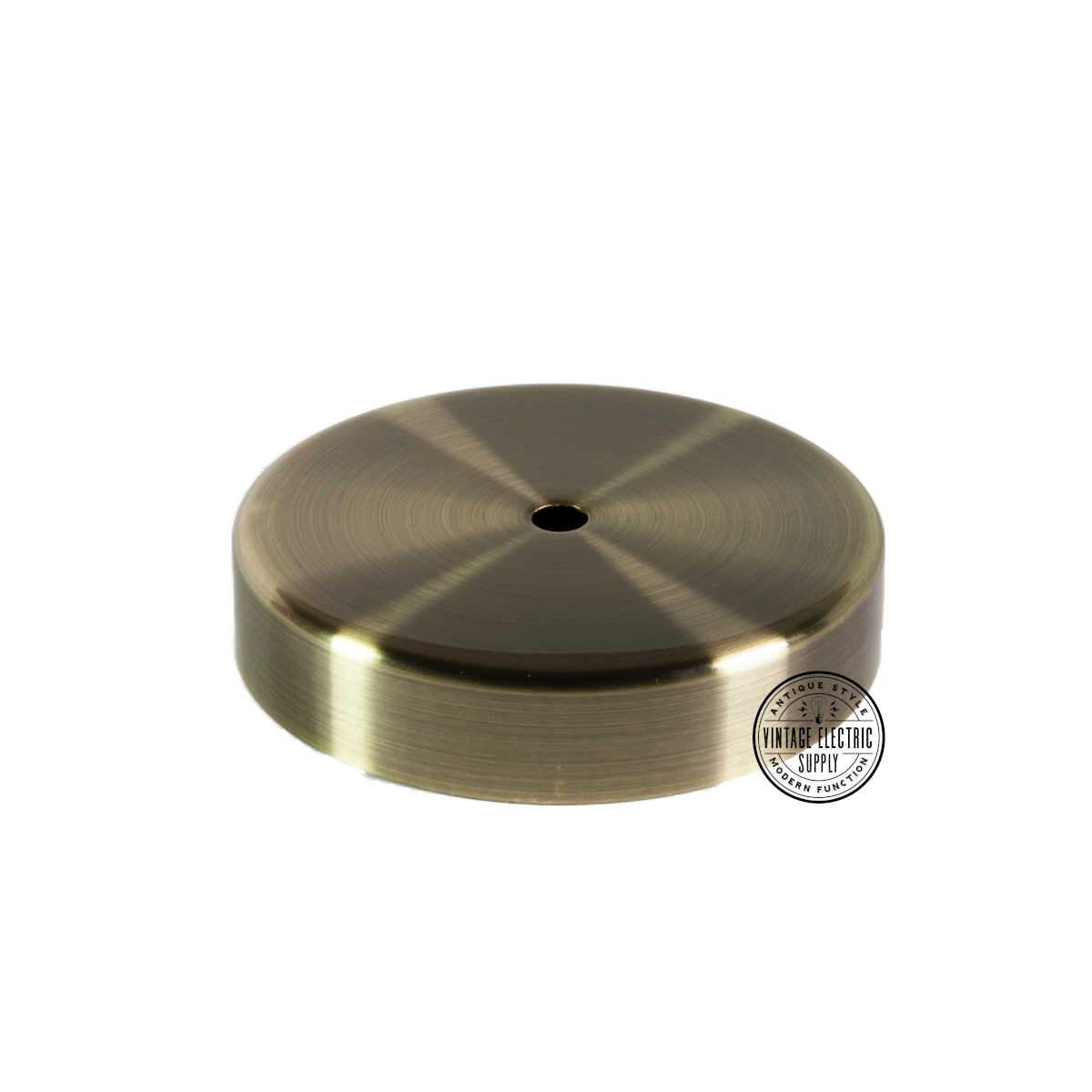 Antique Brass Canopy Kit - Vintage Electric Supply