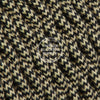 Beige & Black Zigzag Cotton Twisted Electric Cable  - Vintage Electric Supply