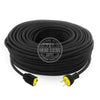 Black Cotton Extension Cord - Vintage Electric Supply