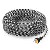 Black Houndstooth Rayon Re-Wire Kit - Vintage Electric Supply