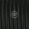 Black Parallel Rayon Electric Cable  - Vintage Electric Supply