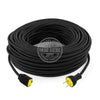 Black Rayon Extension Cord - Vintage Electric Supply