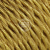 Brass Rayon Twisted Electric Cable  - Vintage Electric Supply
