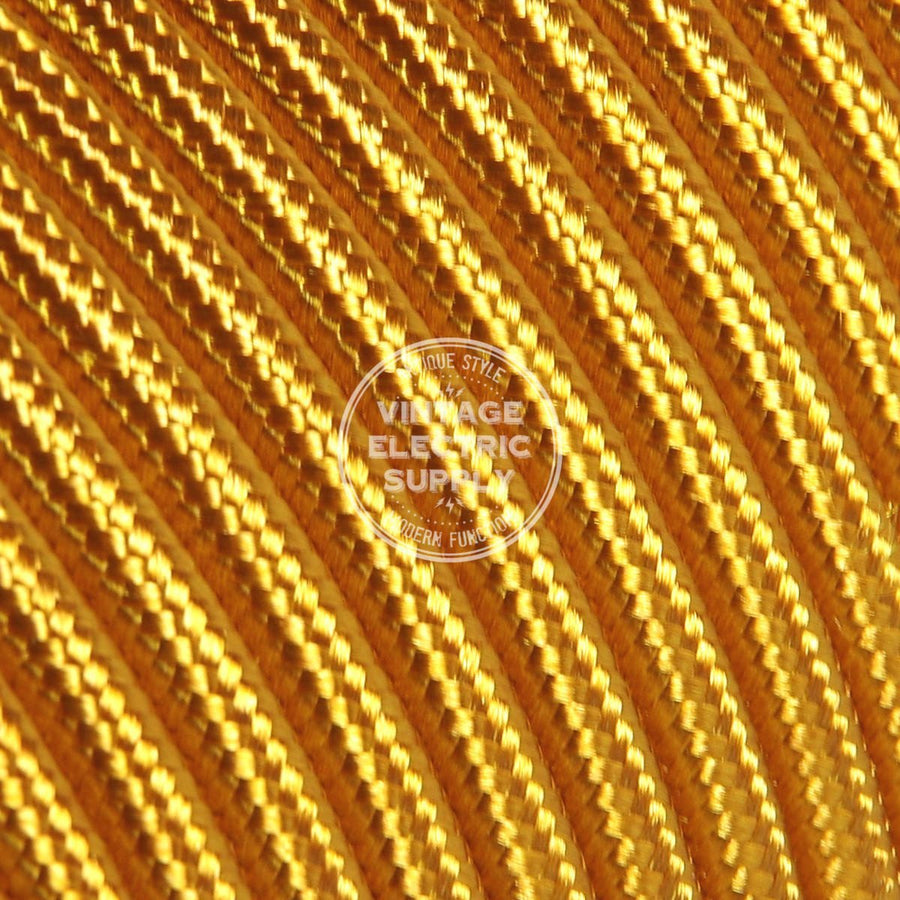 Bronze Rayon Electric Cable  - Vintage Electric Supply