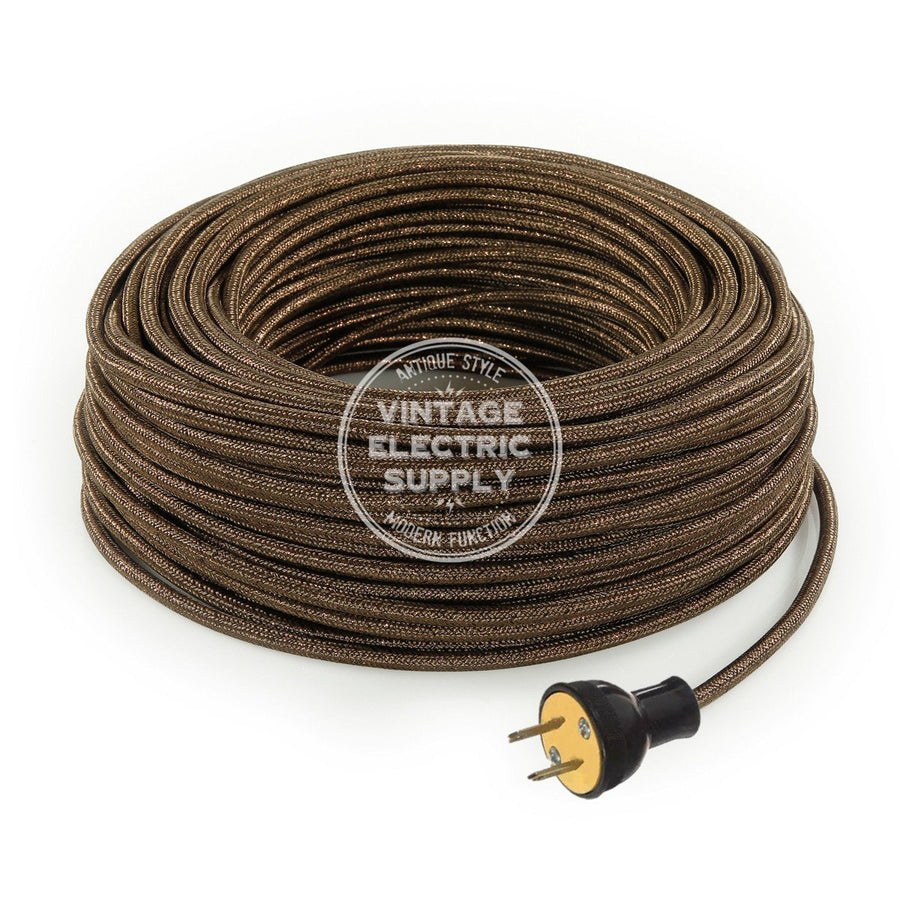 Brown Glitter Re-Wire Kit - Vintage Electric Supply