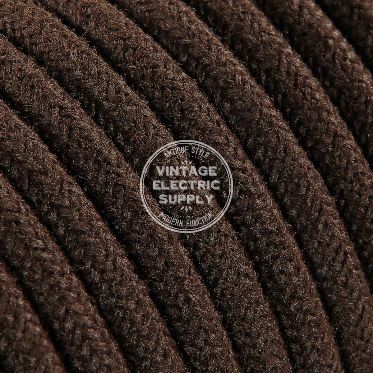 Natural Jute - Cloth Covered Wire - Vintage Electric Supply