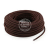 Brown Rayon Electric Cable  - Vintage Electric Supply