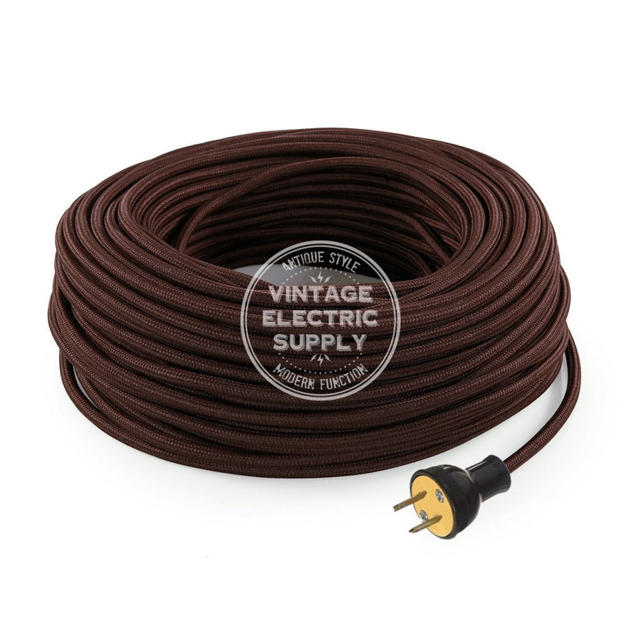 Brown Rayon Re-Wire Kit - Vintage Electric Supply