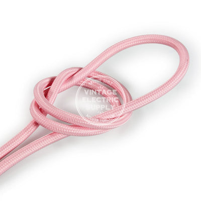 Bubble Gum Rayon Electric Cable  - Vintage Electric Supply