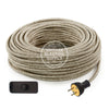 Canvas Linen Re-Wire Kit with Switch - Vintage Electric Supply
