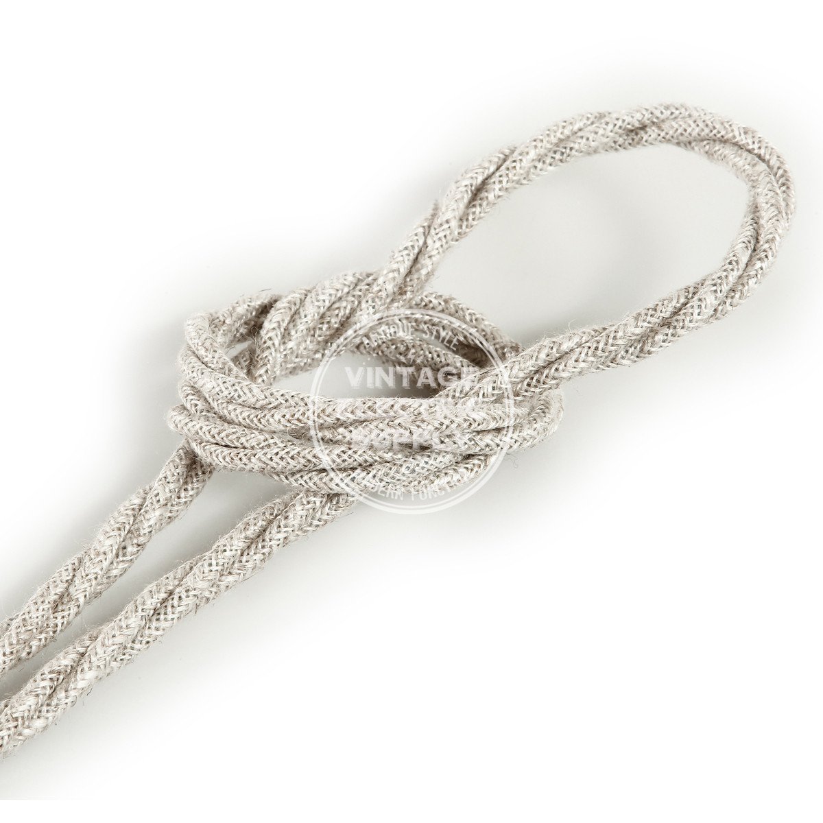 Canvas Linen Twisted Electric Cable  - Vintage Electric Supply