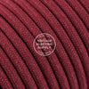 Cherry Raw Yarn Electric Cable  - Vintage Electric Supply