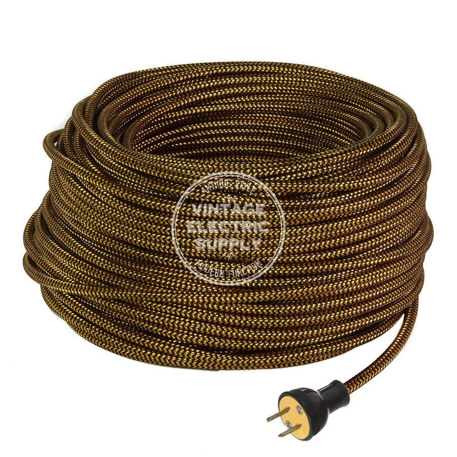 Copper & Black Rayon Industrial Re-Wire Kit - Vintage Electric Supply