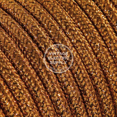 Copper Glitter Electric Cable - Vintage Electric Supply