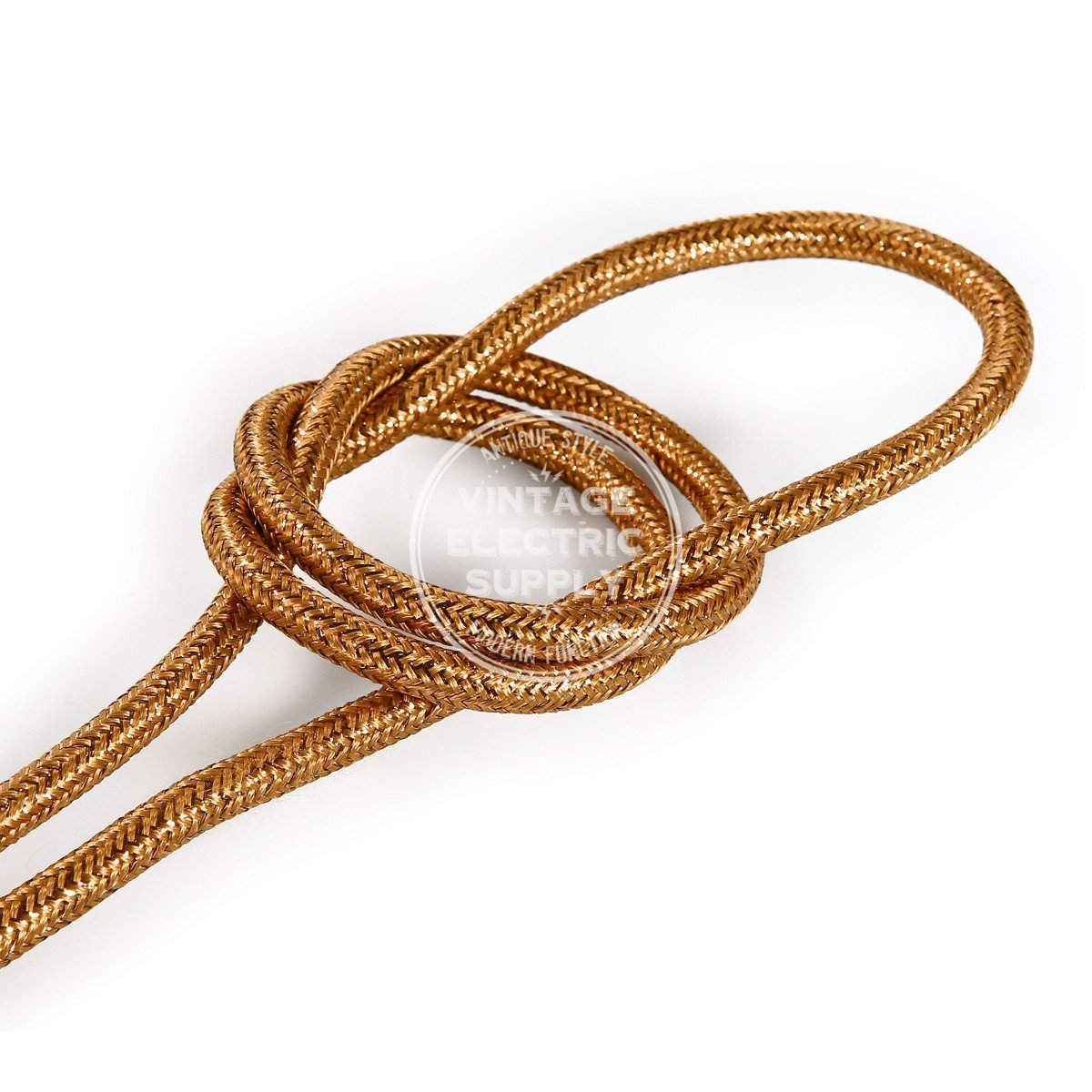 Copper Glitter Electric Cable - Vintage Electric Supply