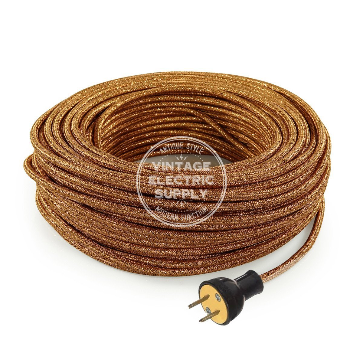 Copper Glitter Re-Wire Kit - Vintage Electric Supply