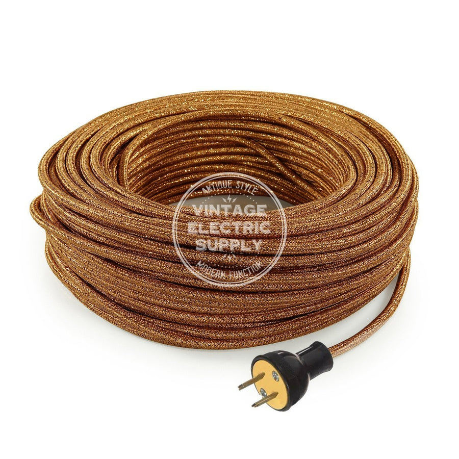 Copper Glitter Re-Wire Kit - Vintage Electric Supply