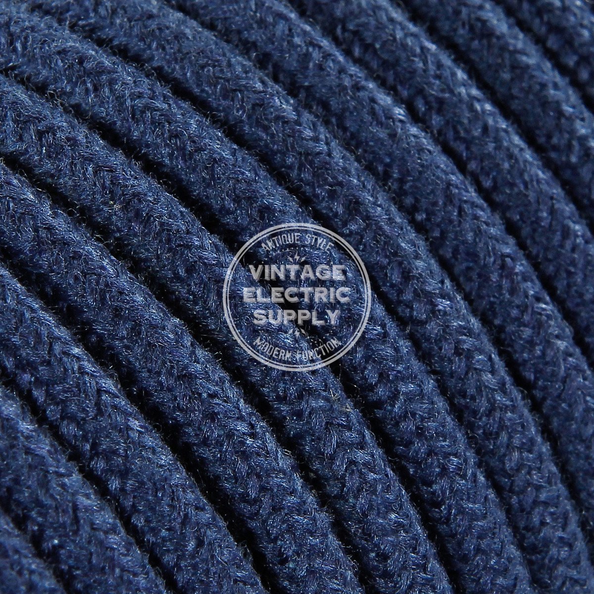 Denim Raw Yarn Electric Cable  - Vintage Electric Supply
