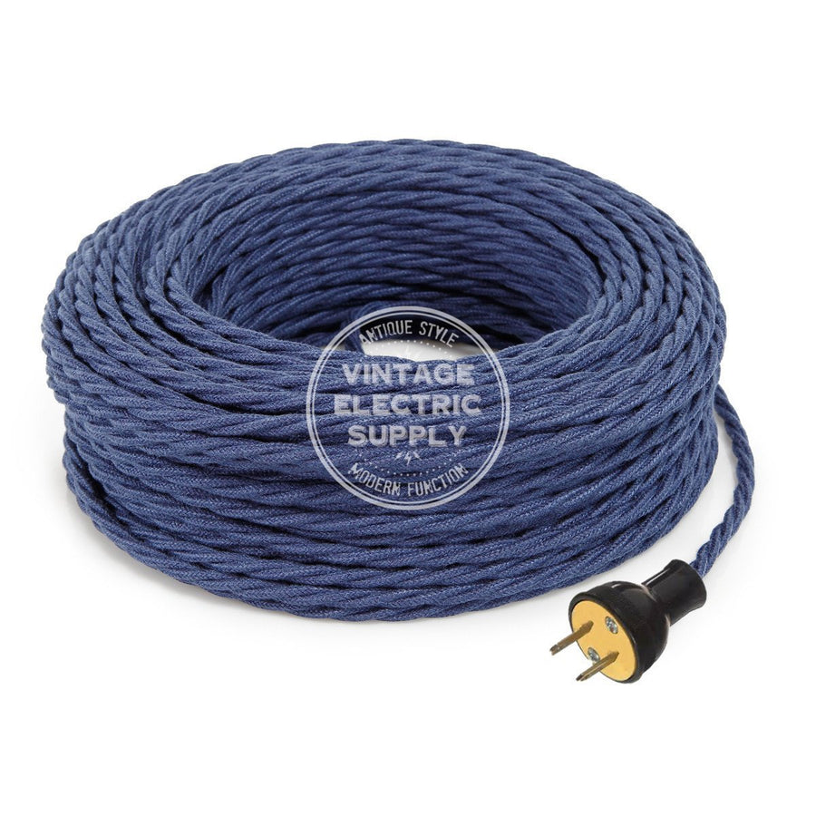 Denim Raw Yarn Twisted Re-Wire Kit - Vintage Electric Supply